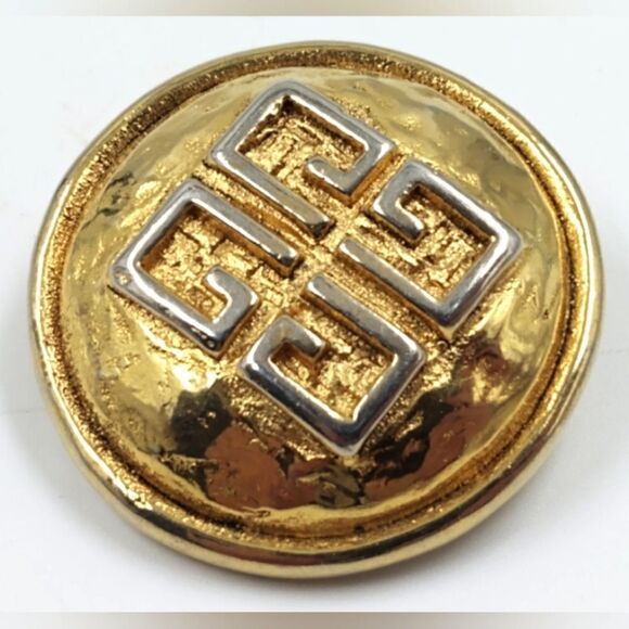 Givenchy France Gold Logo GG Brooch Jewelry Coming soon - Picture 11 of 11